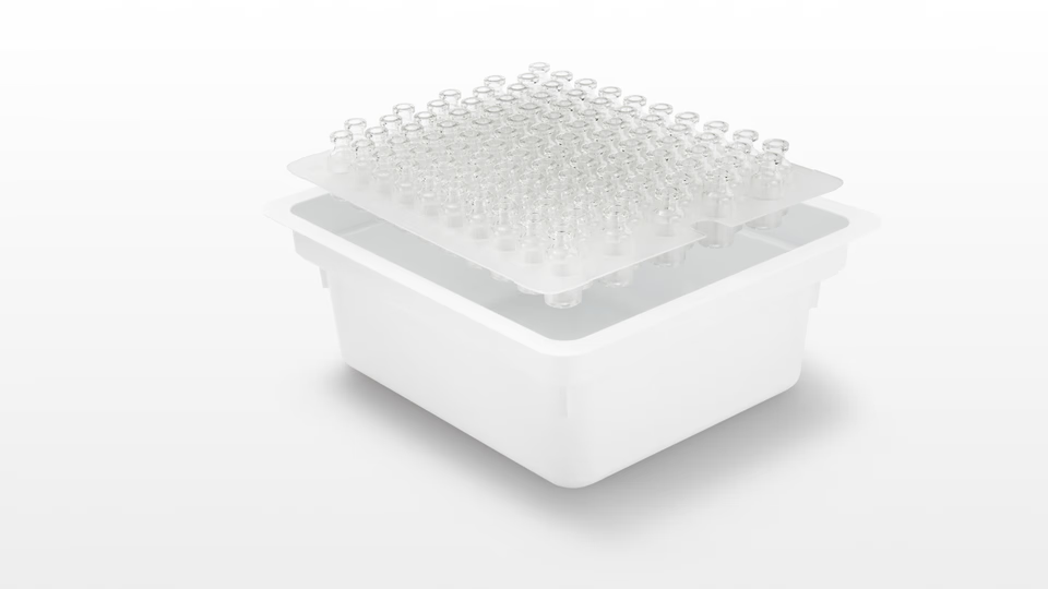 Sterilized vials