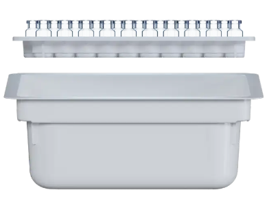 Sterilized vials