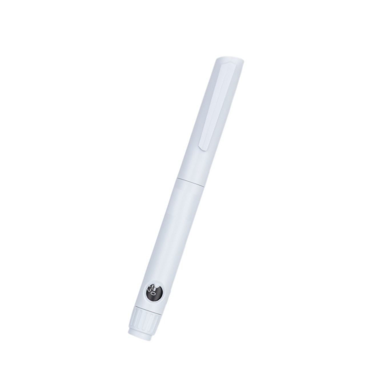 Disposable plastic injection pen